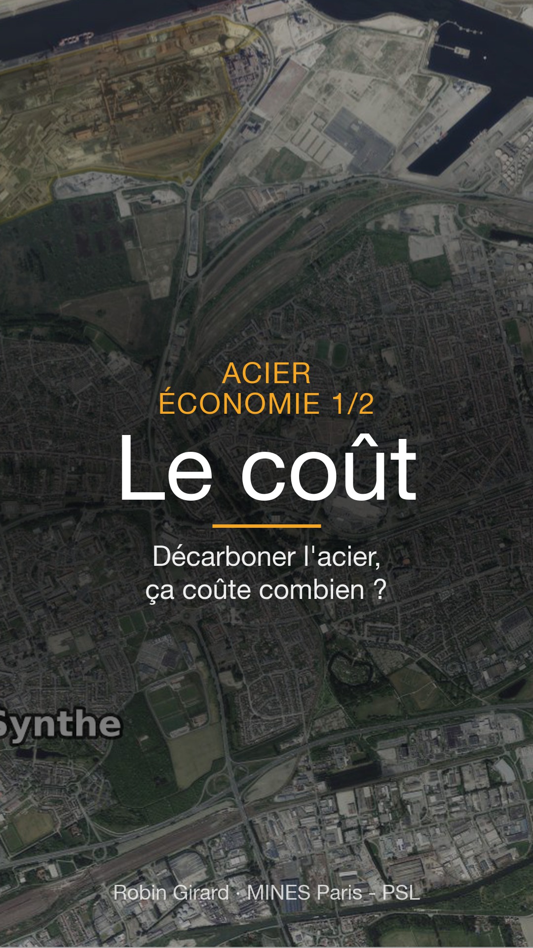 Steel · Economics 1/2 — What does decarbonising steel cost?